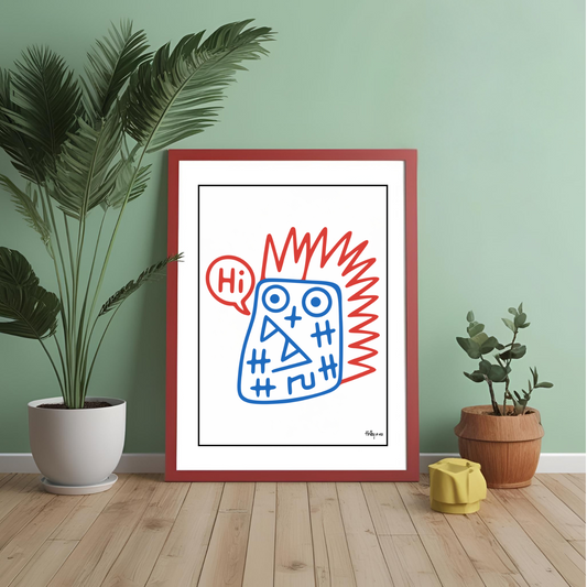 Finley & Co - Spikehead A4 Art Print