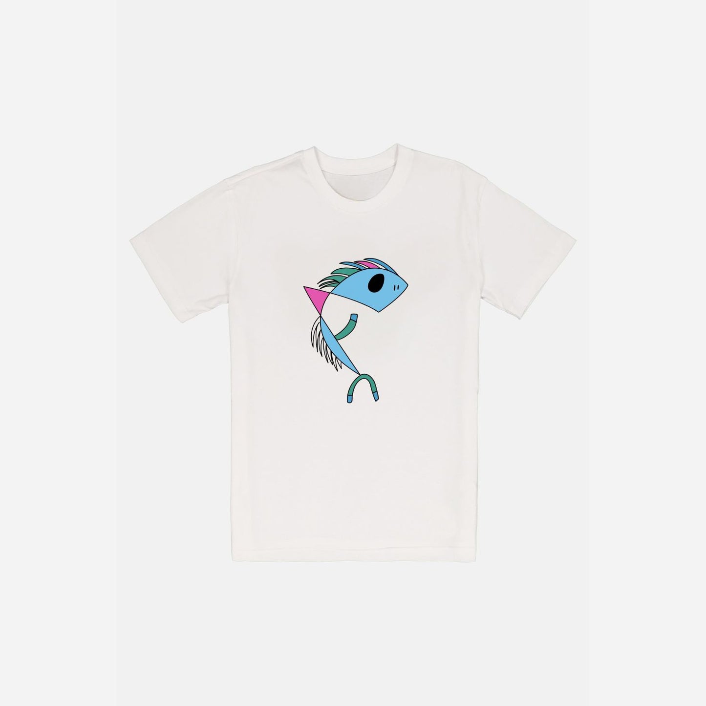Finley & Co. | Fish Man Graphic | Wearable Art. Imagined by our son, worn by everyone. 100% Cotton tee.