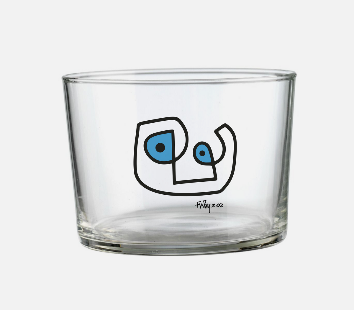 Blue Eyes Mini Glass