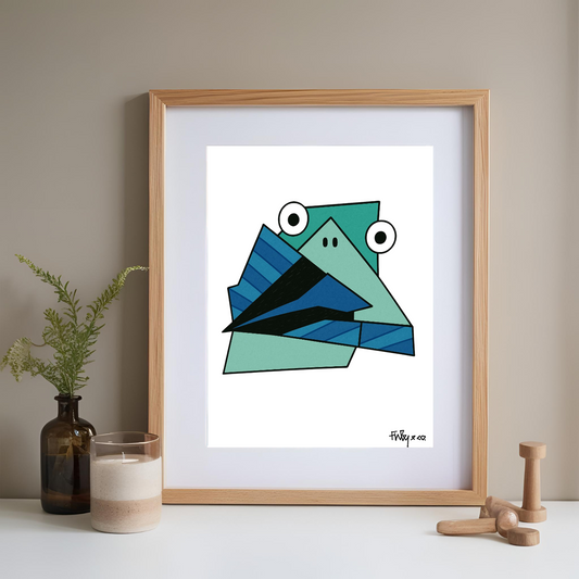 Finley & Co - Origami Animal A4 Art Print