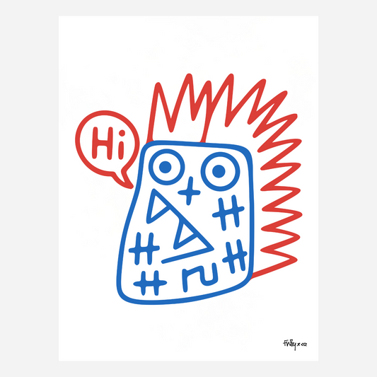 Finley & Co - Spikehead A4 Art Print