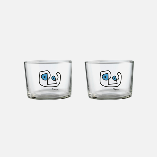 Blue Eyes Mini Glass