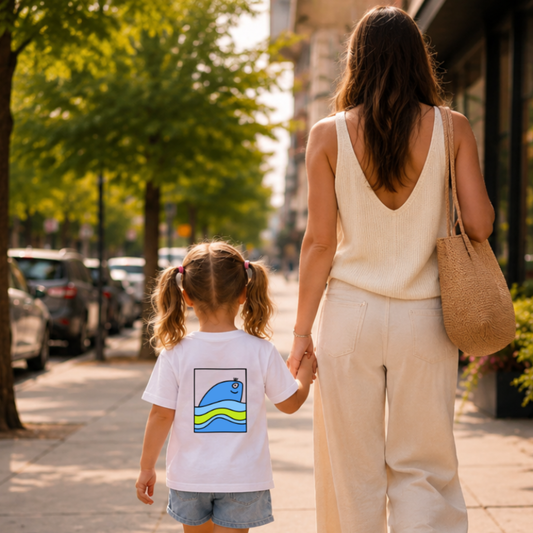 Blue Whale Kids Tee