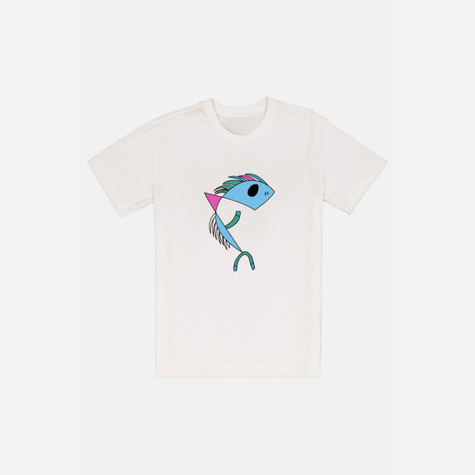 ​Finley & Co. | Fish Man Graphic | Wearable Art. Imagined by our son, worn by everyone. 100% Cotton tee.