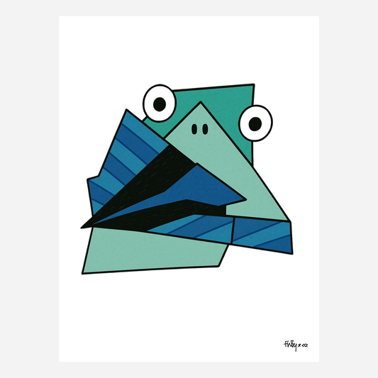 Finley & Co - Origami Animal A4 Art Print