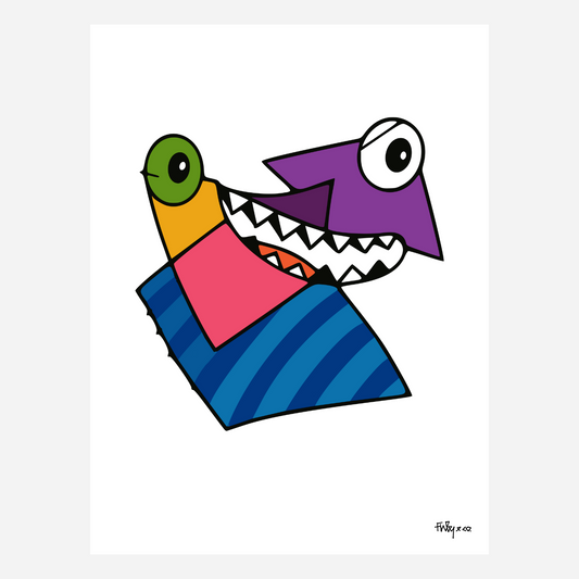 Finley & Co - Spazzhead A4 Art Print